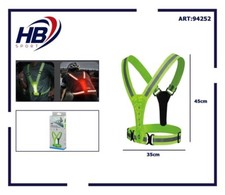 Harnais Réfléchissant Avec Led Sécurité Sport Jogging Vélo DFH