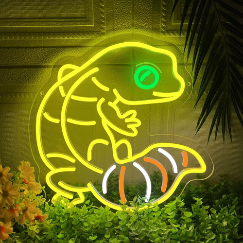 Néon léopard gecko dimmable - léopard,