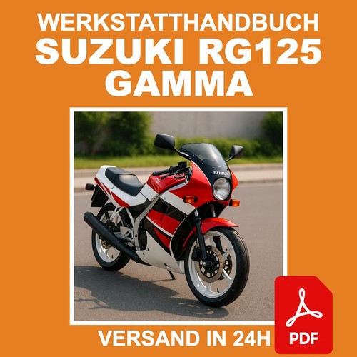 Workshop manual suzuki - manual, rg125