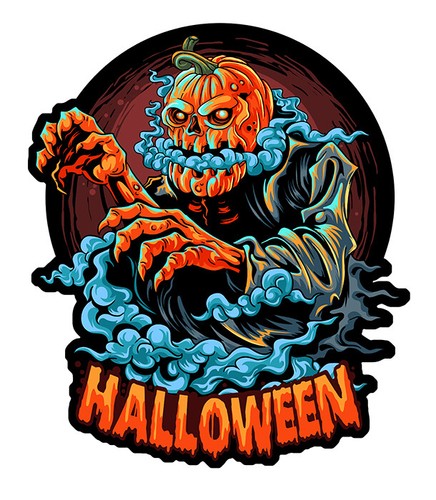 Halloween momie citrouille - momie,