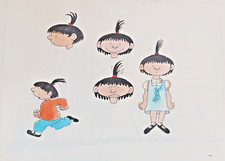 TARDI : dessin, croquis, au crayon/ stylo / aquarelle, original, non-signé