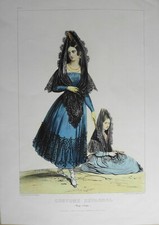 BELLE LITHO COSTUME ESPAGNE