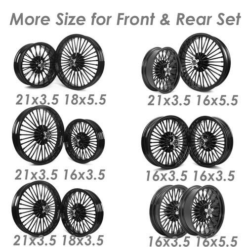 Fat spoke wheels - spoke, set