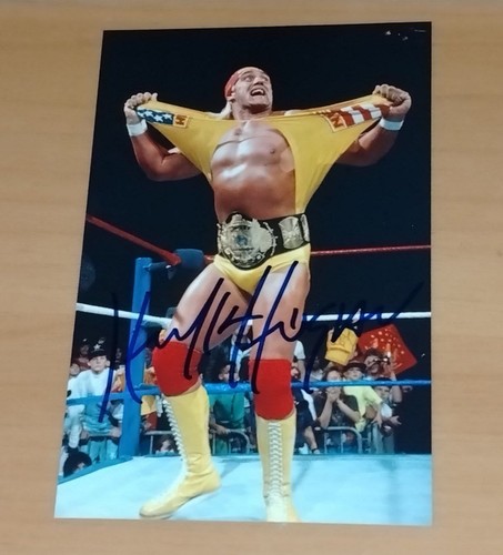 Autografo hulk hogan wwf usa - autografo,