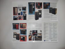 JBL Brochure '81 Home Speakers L300,L220,L150a,Paragon,4311b, L50 Articles+Specs