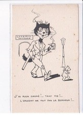 ILLUSTRATOR Germaine Bouret (?): national lottery, cat (lot of 10 postcards) - e