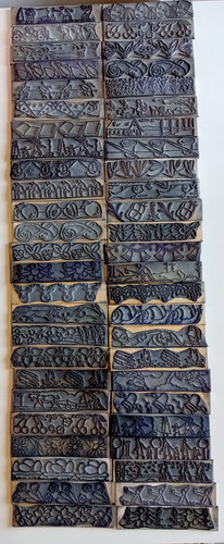 Lot anciens tampons encreur - lot,