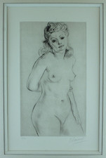 Robert CAMI "Nude Standing" Original Chisel Signed and Numbered 11/30