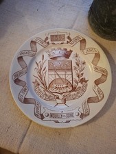 1 assiette luneville  Neuilly sur seine 1890