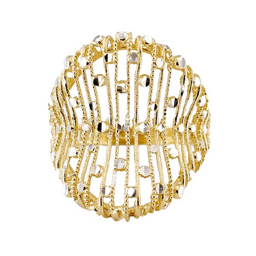 Bague femme bande jaune - bague,