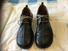 Josef Seibel Lindsay Lace Up Black Leather Comfort Shoes Women EU 41 US 10-10.5