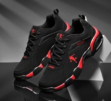 Basket Ball Chaussure Sport Rouge Noir Course Bulle D'air Tennis Marche Jordan 
