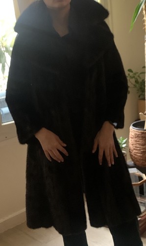 Manteau fourrure vison - manteau,