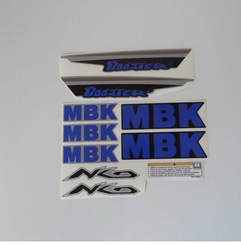 Kit déco mbk booster nkd - kit, bleu