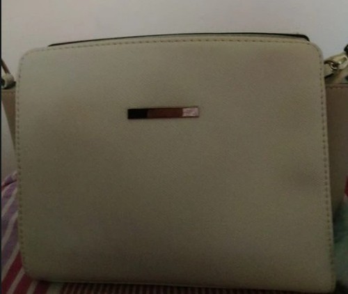 Sac main blanc cassé - sac, à