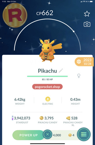 Shiny pikachu trick treat - trick,