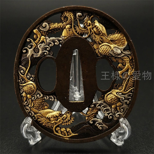 épée japonaise tsuba twin - japonaise,