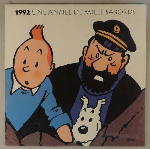 Calendrier tintin 1992 - calendrier,