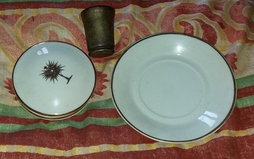 Ensemble baptême porcelaine
