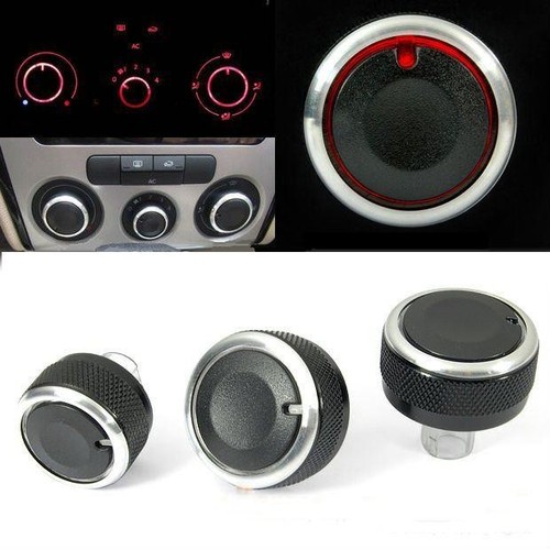 Boutons chrome ventilation - 3,