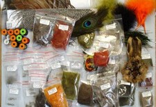 KIT de MONTAGE mouche MATERIAUX COMPLET peche