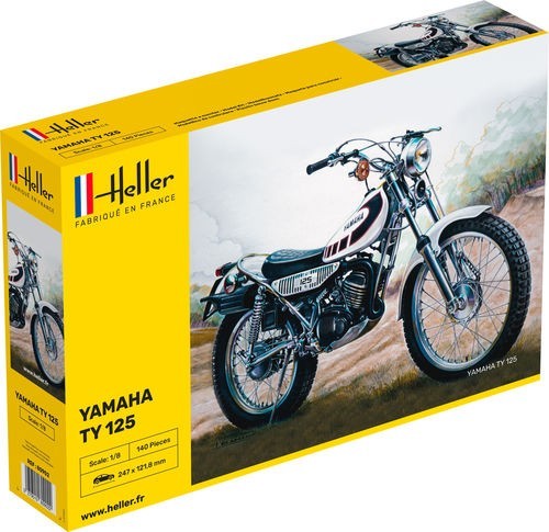 Moto yamaha 125 8 heller - moto, 1/8