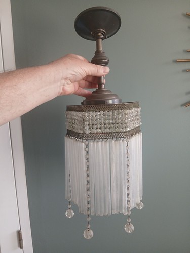 Rare ancien lustre suspension - rare,