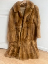 manteau mong vraie fourrure renard