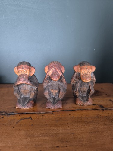 Ancienne statue singes - statue,
