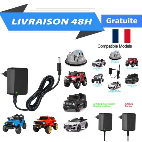 Chargeur 12v voiture - 12v, 1a