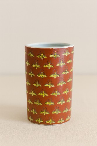 Pot pinceaux chinois - pot, décor