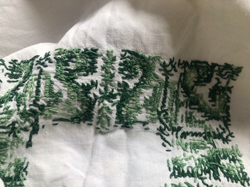 Ancienne nappe lin - ancienne,