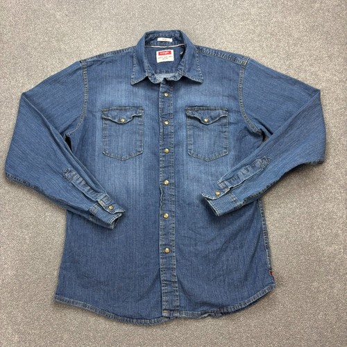 Chemise jean wrangler - jean,