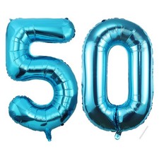 Ballons Chiffre de 50 Ans -