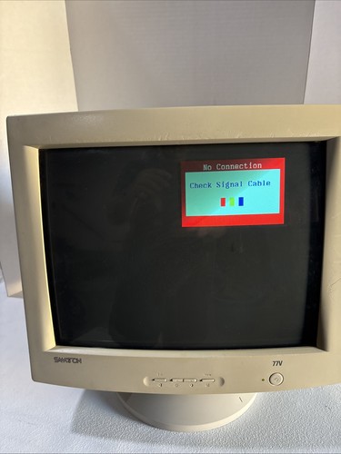 Vintage samtron 77v crt - vintage, 17"