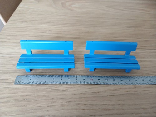 Bancs bleu jardin - bancs,