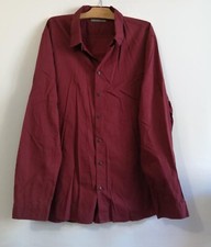 Chemise bordeaux petits motifs