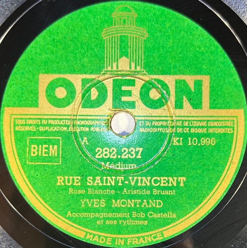 Yves montand rue - yves, :