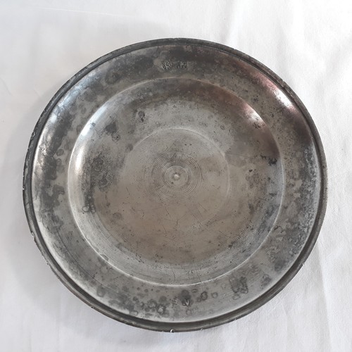 Assiette étain 1701 xviii - étain,
