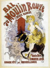 Affiche pour le bal du Moulin