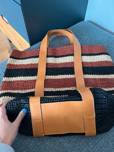 Doublej raphia big bag - doublej,