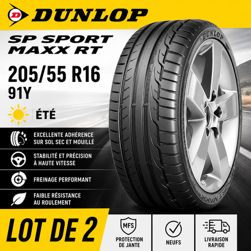 Lot pneus dunlop sp sport - lot, 2