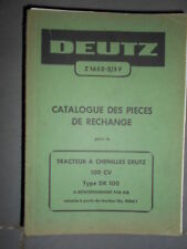 DEUTZ tracteur à chenilles