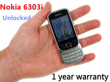Original Nokia 6303i classic SILVER Camera Stylish Phone full set 1Year Warranty