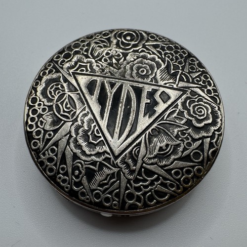 Poudrier ancien art deco - poudrier,