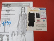 patron femme  12  2016  petite robe noire  M. T.  36/48  (ou 4 patrons 10 E)