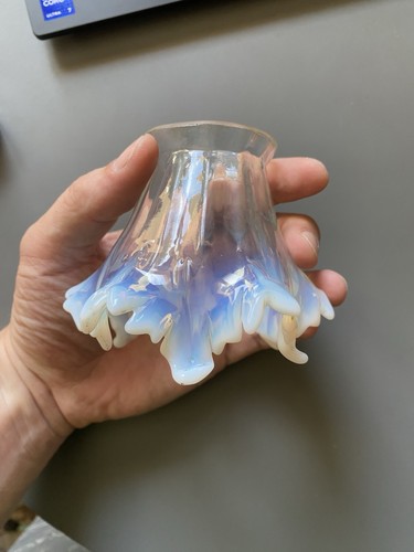 Ancienne tulipe verre - ancienne, en