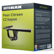 Attelage pour Citroen C2 hayon