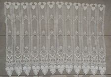 Petit rideau filet blanc brise brise vue 65 x 90 cm
