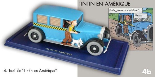 Voiture tintin numero taxi - voiture,